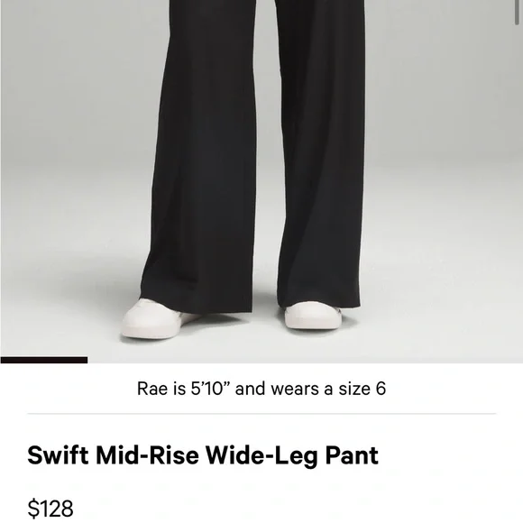 Lululemon Swift Mid-Rise wide leg pant. - Picture 3 of 14